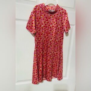 Vintage Girls Xilaration  70’s style velour dress size L